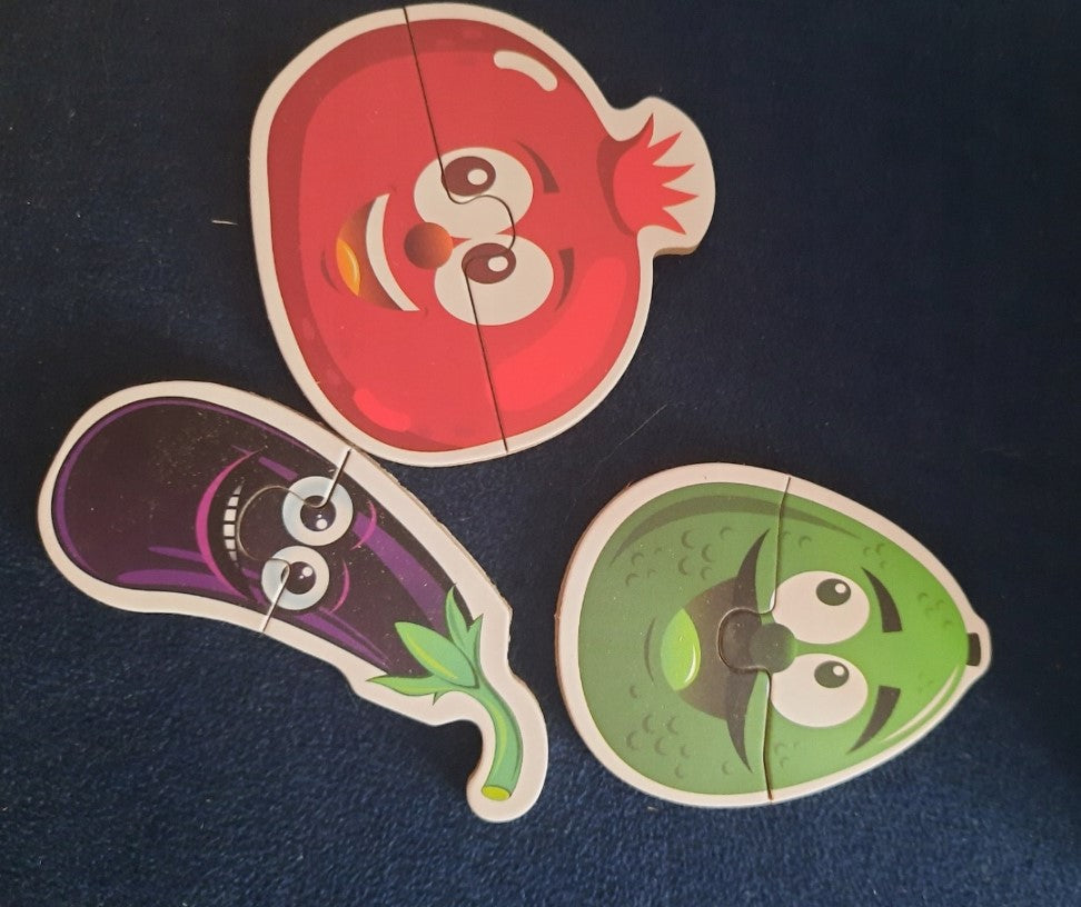 Set 25 de puzzle-uri educationale, Zola®, modele diferite, cu fructe, cutie depozitare metalica Set 25 de puzzle-uri educationale, Zola®, modele diferite, cu fructe, cutie depozitare metalica